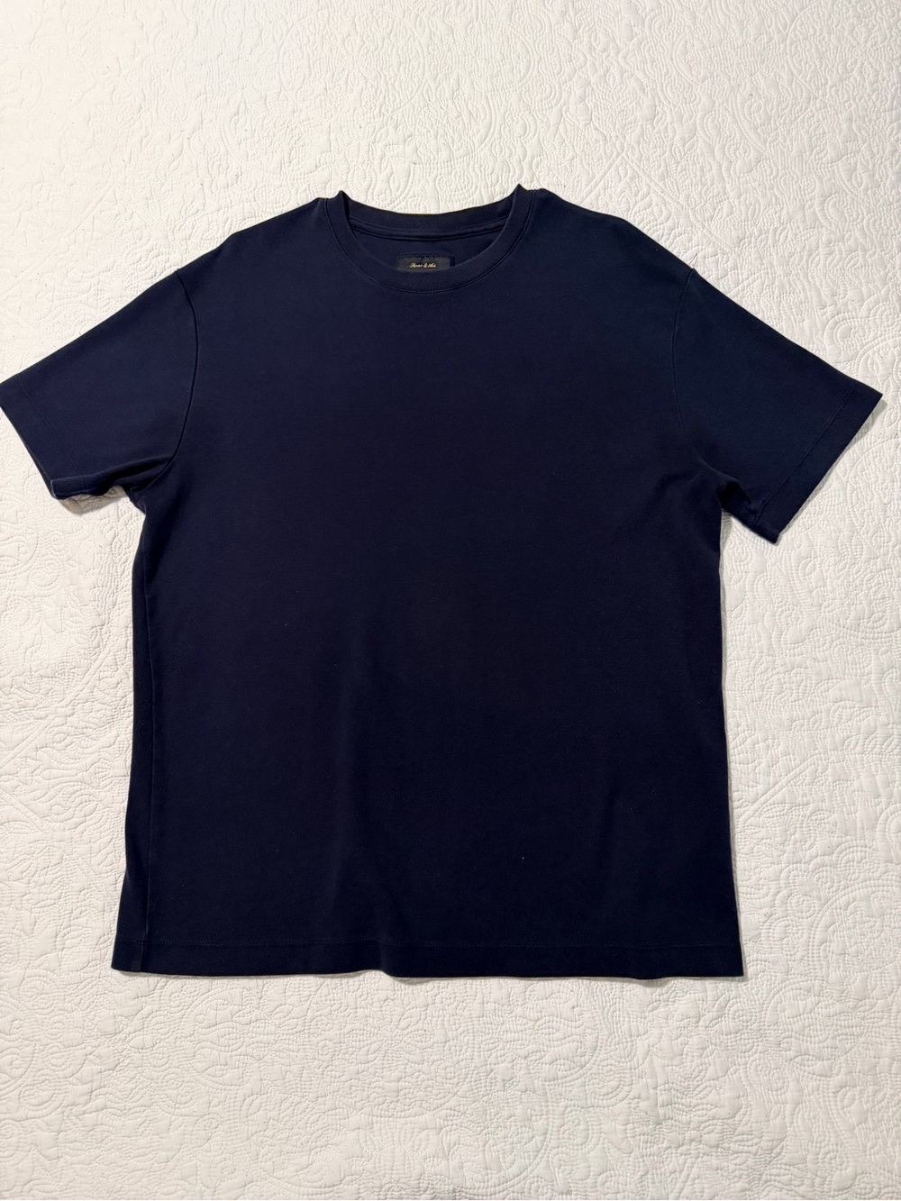 Porter & Ash Luxury Knit Comfort Fit Crew Neck Tee
